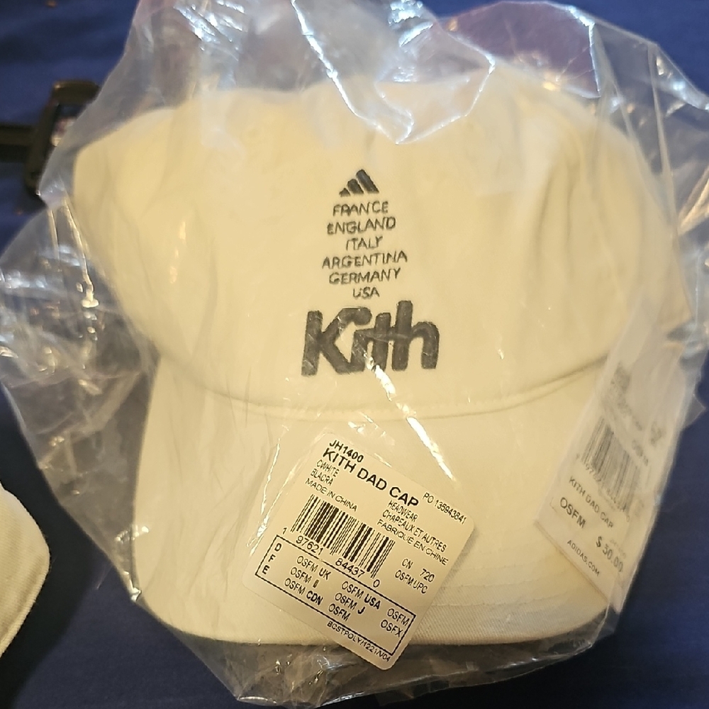 Kith Adidas White Dad Cap